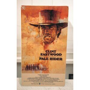 Pale Rider Clint Eastwood VHS Western Video Tape 1985 Wild West Cowboy